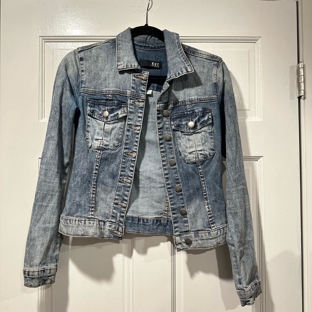 Kut from the Kloth Jean Jacket, Size XS - Stretch Denim